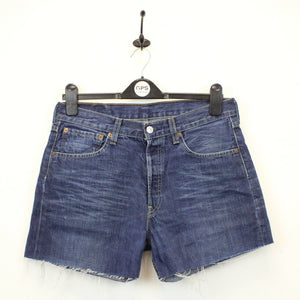 Womens LEVIS 501 Shorts Dark Blue | W32
