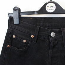 Load image into Gallery viewer, Womens LEVIS 501 Jeans Black | W26 L30

