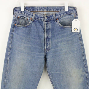 Mens LEVIS 501 Jeans Light Blue | W34 L34