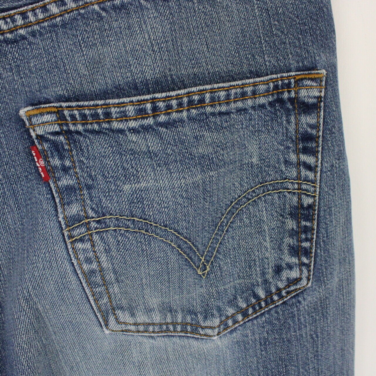 Mens LEVIS 501 Jeans Mid Blue | W36 L34