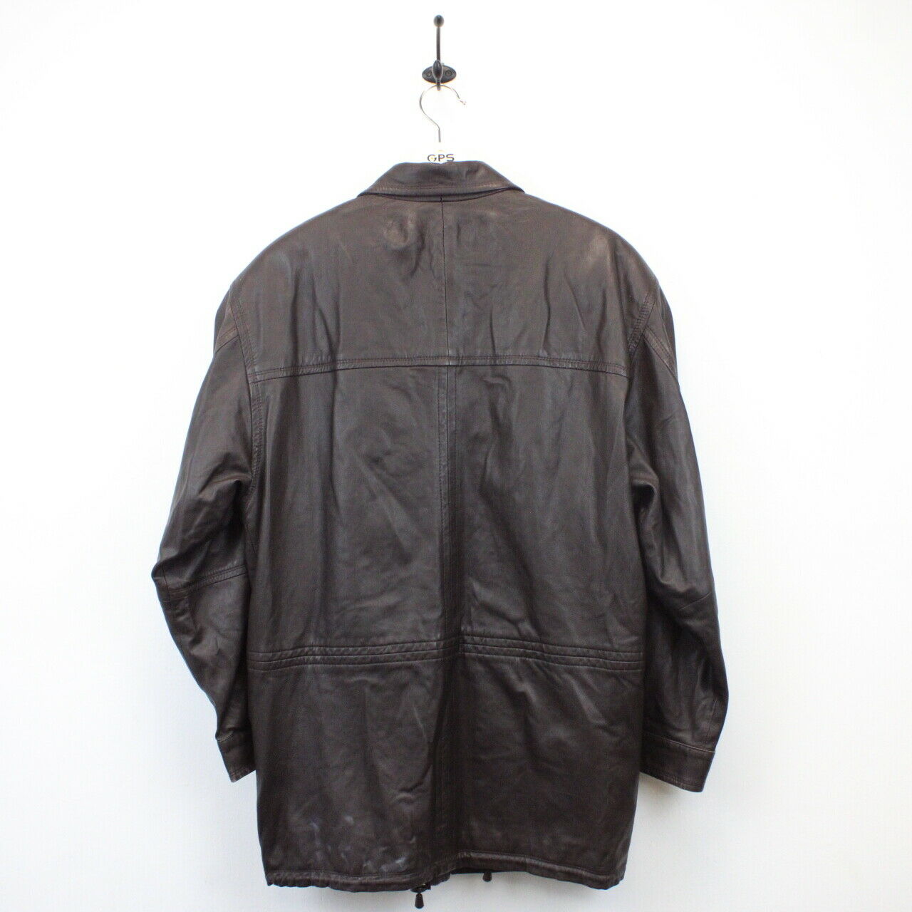 BURBERRYS 90s Leather Jacket Brown | Large