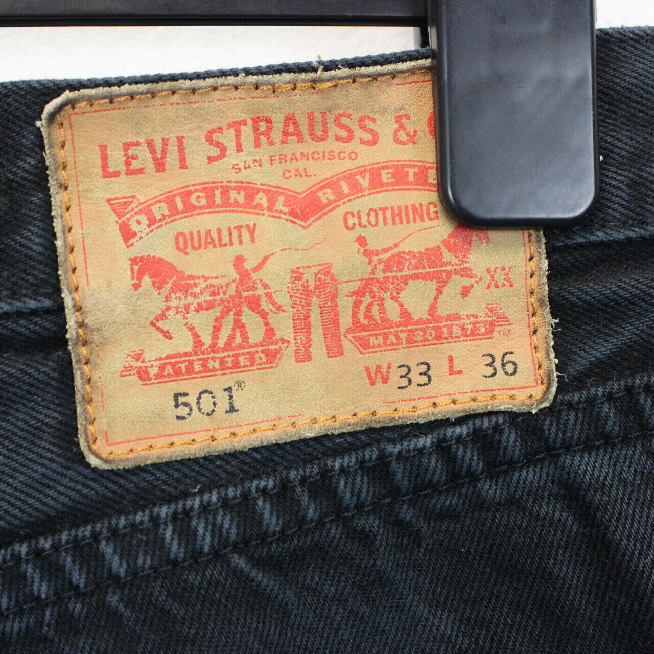 LEVIS 501 Jeans Black | W33 L28