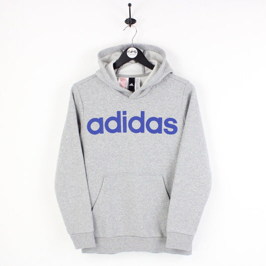 Womens ADIDAS Hoodie Grey | Small