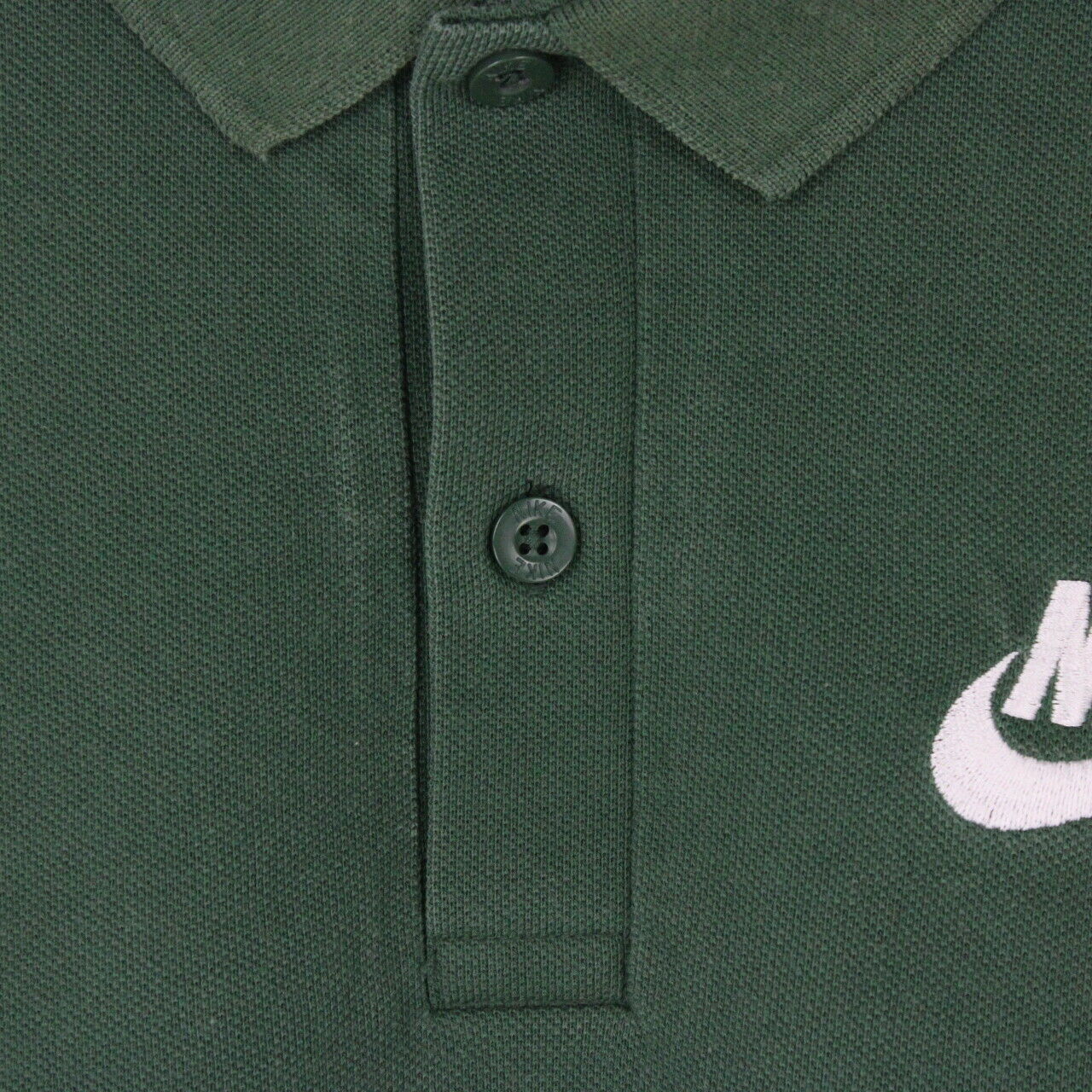 Mens NIKE Polo Shirt Green | Medium