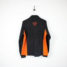 Load image into Gallery viewer, Womens Vintage HARLEY DAVIDSON 1/4 Zip Fleece Black | XL
