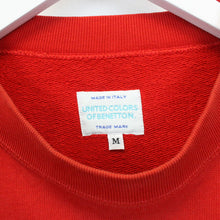 Load image into Gallery viewer, UNITED COLOURS OF BENETTON 90s Sweatshirt Red | Medium
