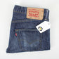 Mens LEVIS 501 Jeans Dark Blue | W36 L32
