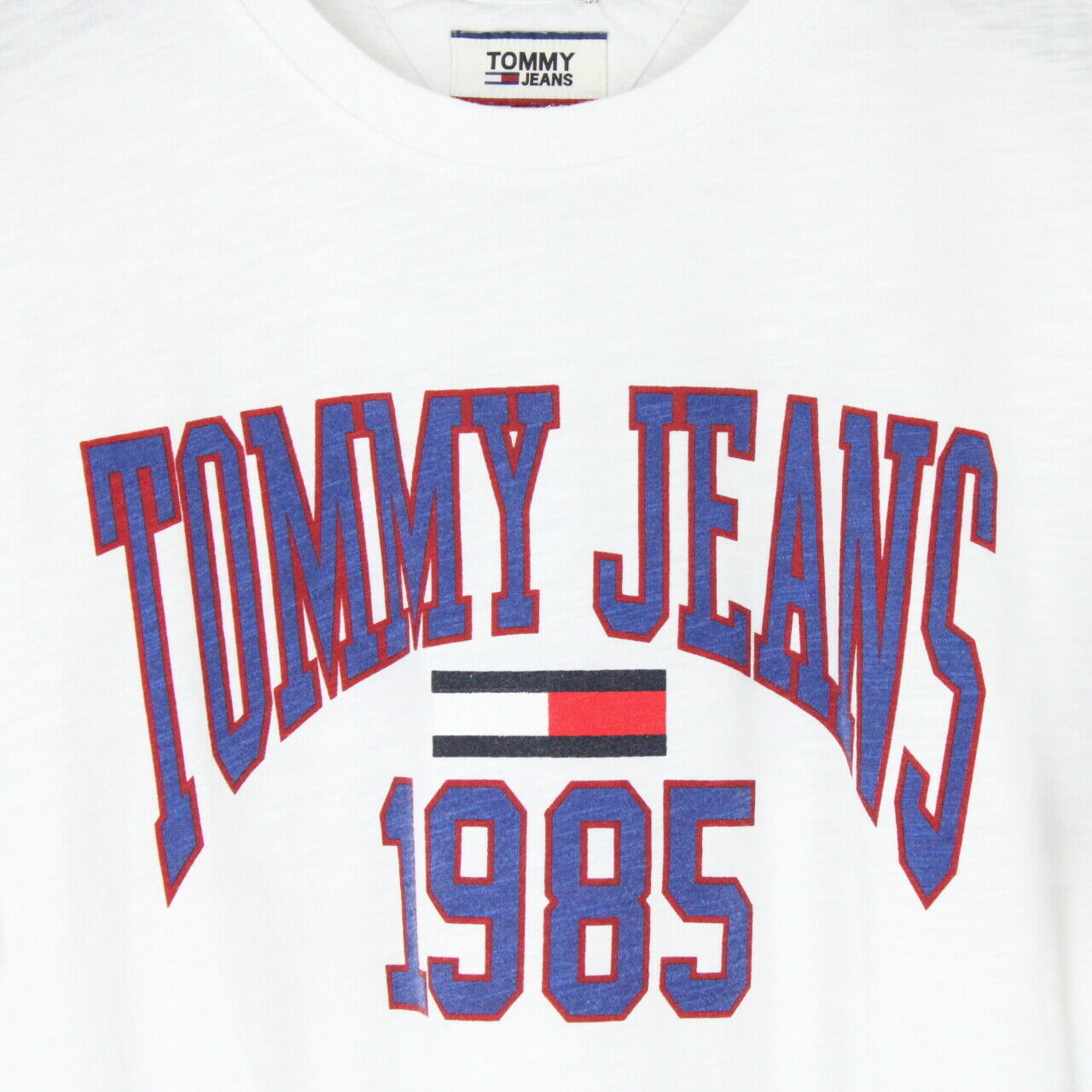 Mens TOMMY JEANS T-Shirt White | Large