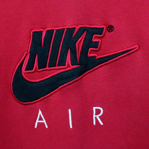 Womens NIKE AIR 00s Sweatshirt Red | Small