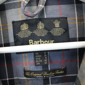 Womens BARBOUR International Waxed Jacket Black | Medium
