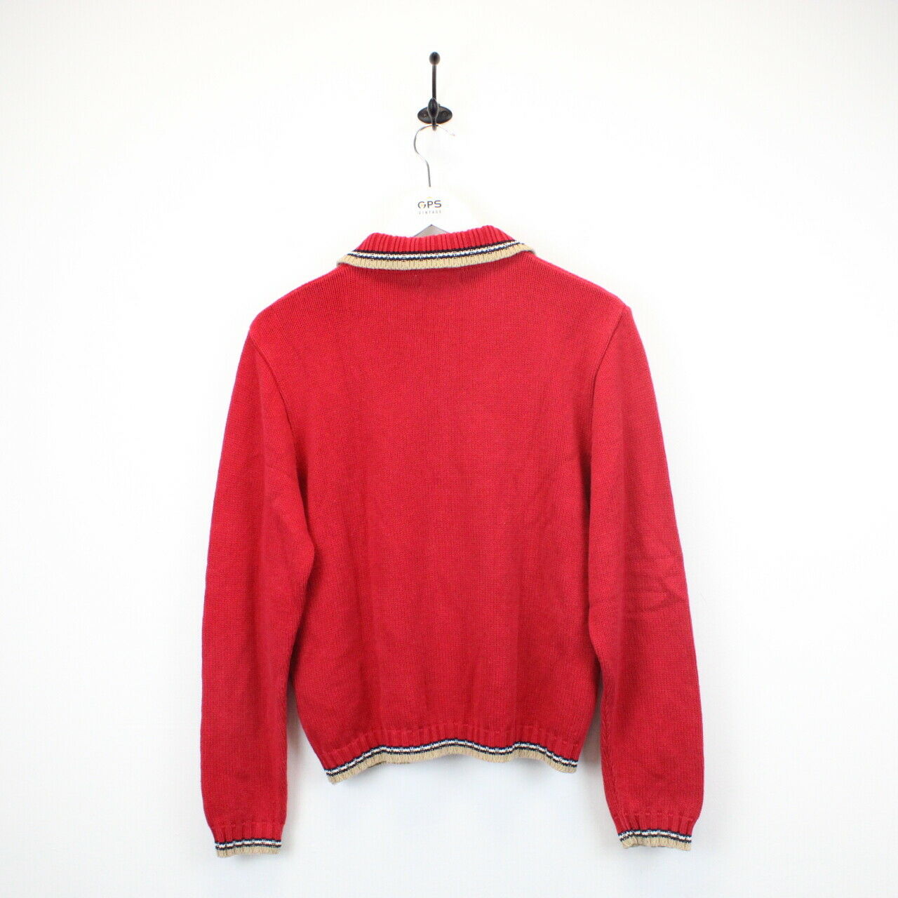 Womens BURBERRY Knit Sweatshirt Red | Small