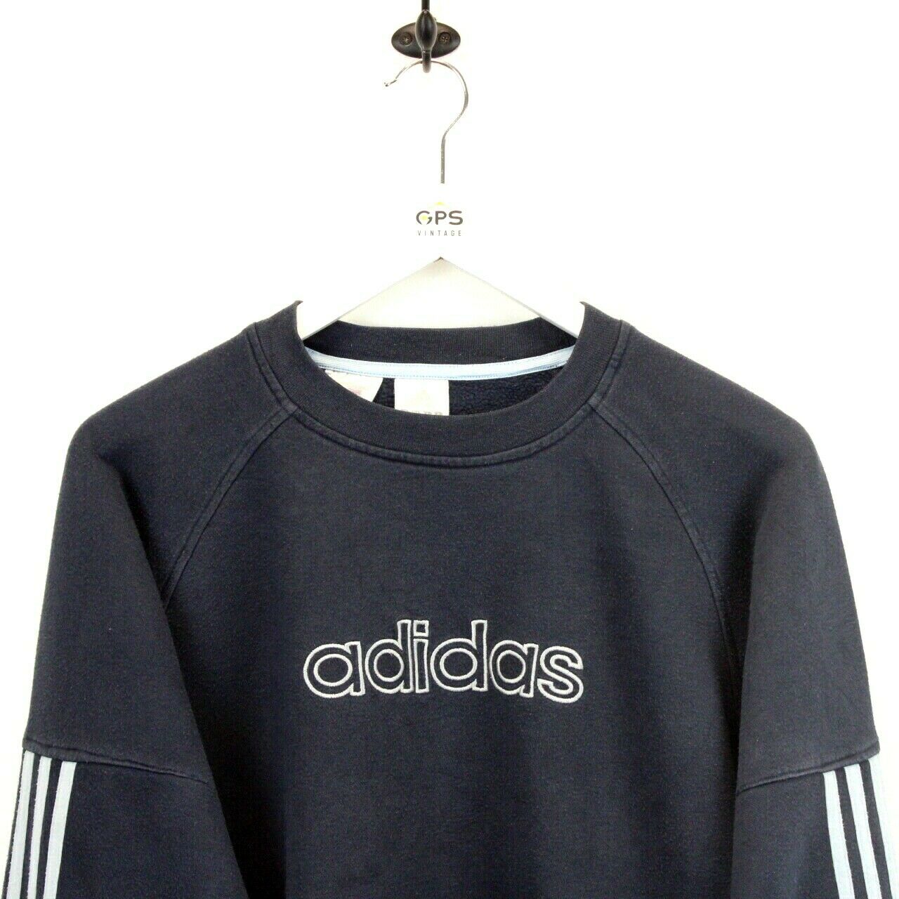 ADIDAS 00s Sweatshirt Navy Blue | Small
