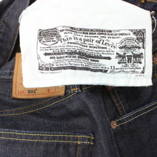 Load image into Gallery viewer, LEVIS 501 Jeans Limited Edition Indigo | W32 L36
