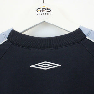 UMBRO 00s Sweatshirt Navy Blue | Medium