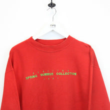 Load image into Gallery viewer, UNITED COLOURS OF BENETTON 90s Sweatshirt Red | Medium

