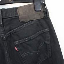 Load image into Gallery viewer, Womens LEVIS 501 Jeans Black | W28 L32
