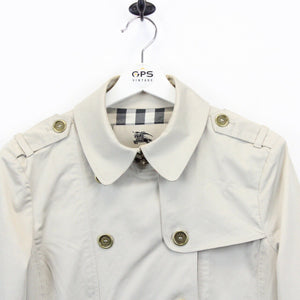 Womens BURBERRY Mac Trench Coat Beige | Small