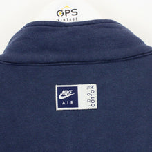 Load image into Gallery viewer, NIKE AIR 90s 1/4 Zip Sweatshirt Navy Blue | Large
