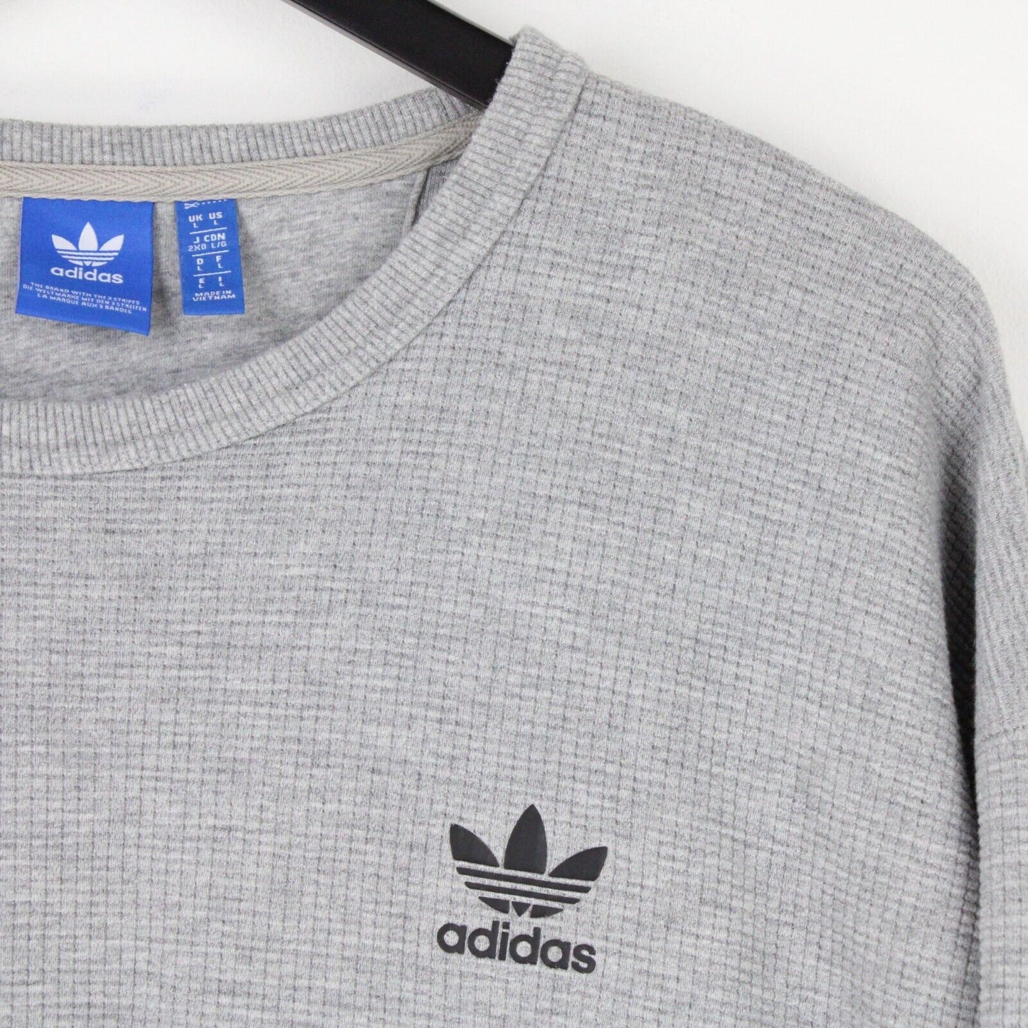 Mens ADIDAS ORIGINALS Sweatshirt Grey | Large