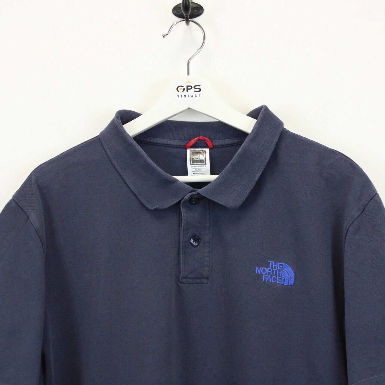 THE NORTH FACE Polo Shirt Navy Blue | XL