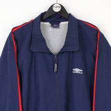 Load image into Gallery viewer, Mens UMBRO 00s Track Top Navy Blue | XL
