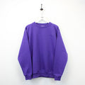 LONSDALE 00s Sweatshirt Purple | Large