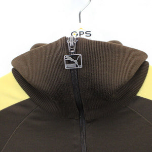 PUMA 00s Zip Sweatshirt Brown | Small