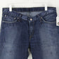 Mens LEVIS 518 Jeans Dark Blue | W38 L33