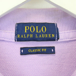 RALPH LAUREN Polo Shirt Purple | Small