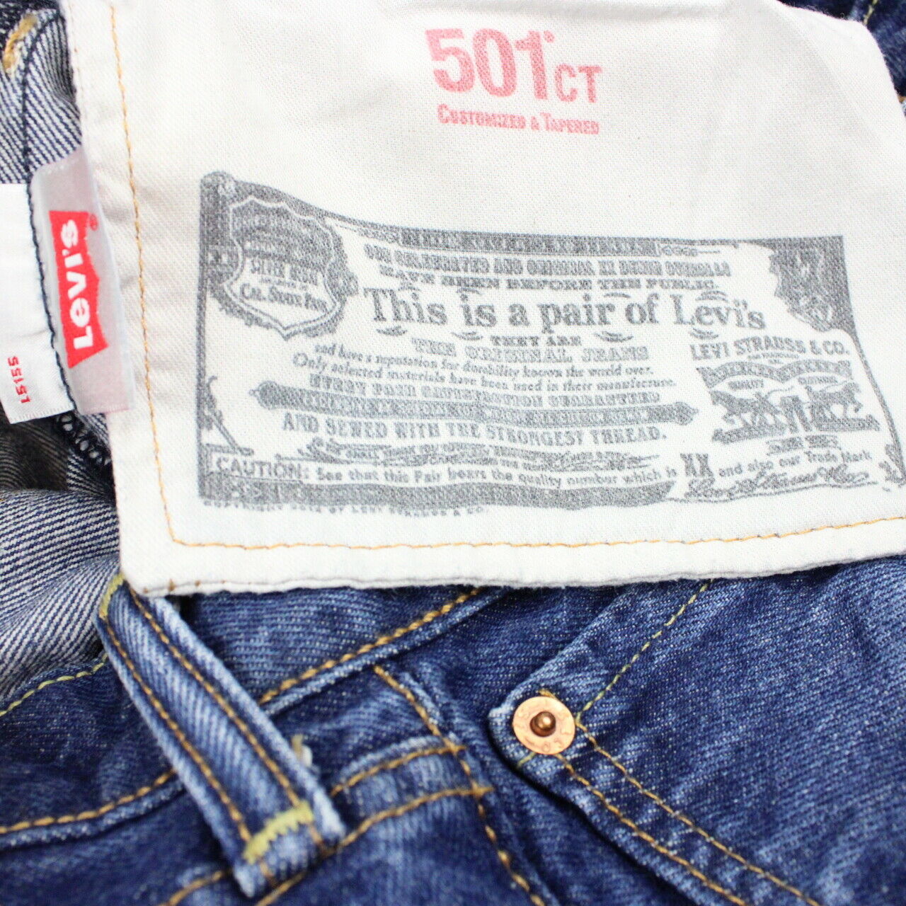 LEVIS 501 CT Jeans Mid Blue | W36 L34