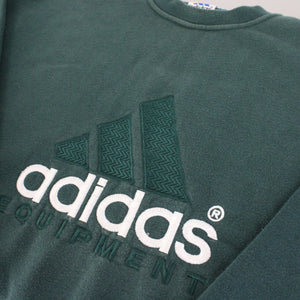 Mens ADIDAS EQUIPMENT 90s Sweatshirt Green | XXL