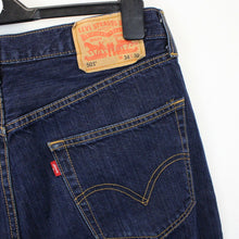 Load image into Gallery viewer, Womens LEVIS 501 Jeans Dark Blue |  W34 L26
