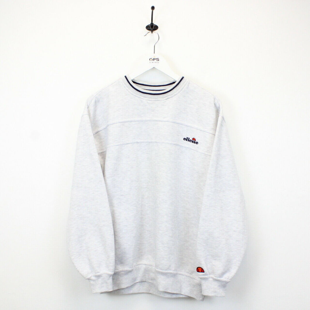 ELLESSE 90s Sweatshirt Light Grey | Small