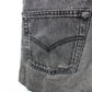 Womens LEVIS 501 Shorts Grey Charcoal | W28