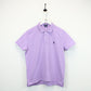 RALPH LAUREN Polo Shirt Purple | Small