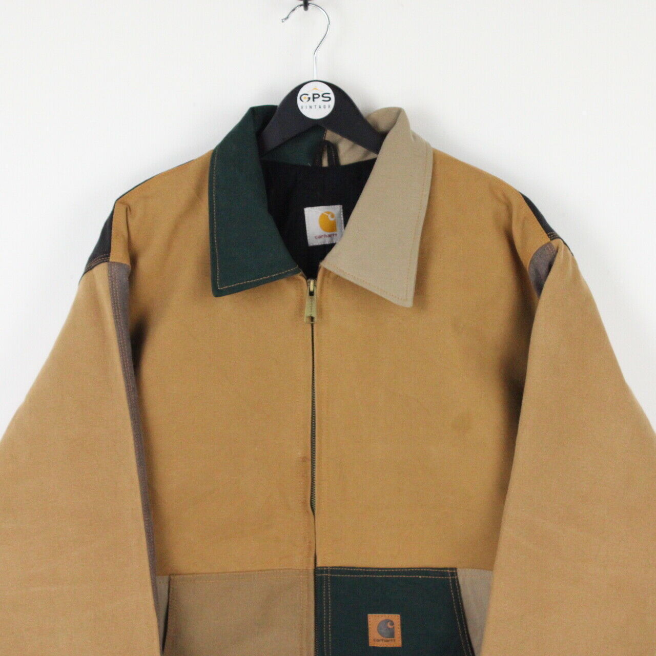 Mens CARHARTT Reworked Detroit Jacket Multicolour | Large
