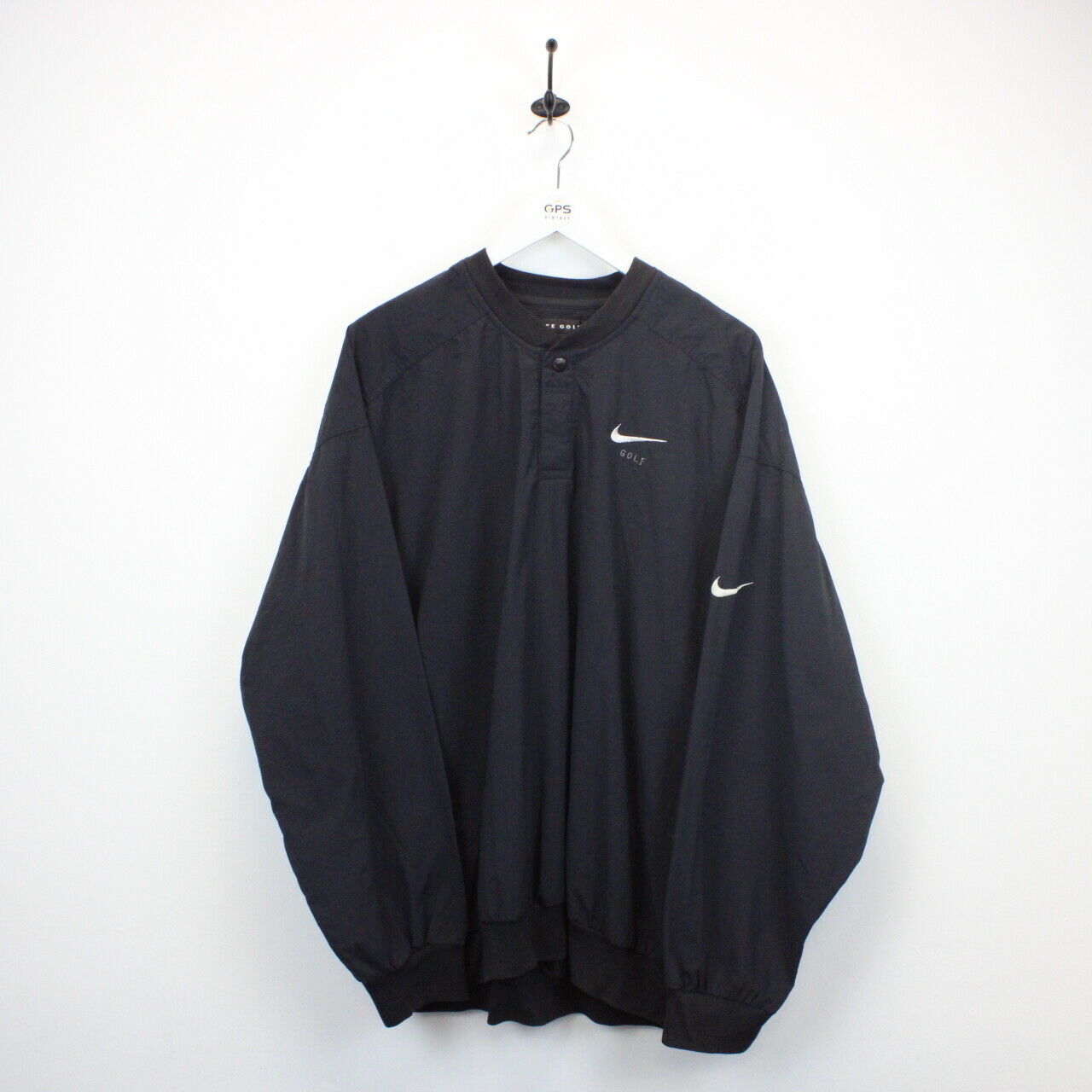 NIKE Pullover Jacket Black | XL