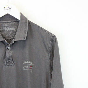 NAPAPIJRI Polo Shirt Grey | Medium