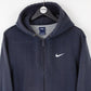 Mens NIKE 00s Hoodie Navy Blue | Large