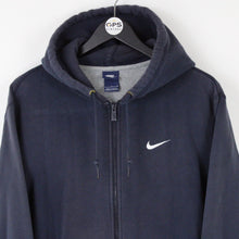 Load image into Gallery viewer, Mens NIKE 00s Hoodie Navy Blue | Large
