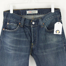 Load image into Gallery viewer, Mens LEVIS 512 Jeans Dark Blue | W32 L32
