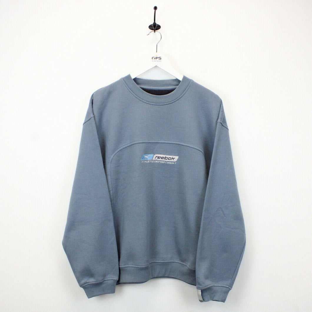 REEBOK 90s Sweatshirt Blue | Large