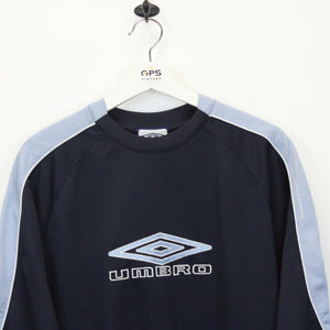 UMBRO 00s Sweatshirt Navy Blue | Medium