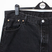 Load image into Gallery viewer, LEVIS 501 Jeans Black Charcoal | W40 L36
