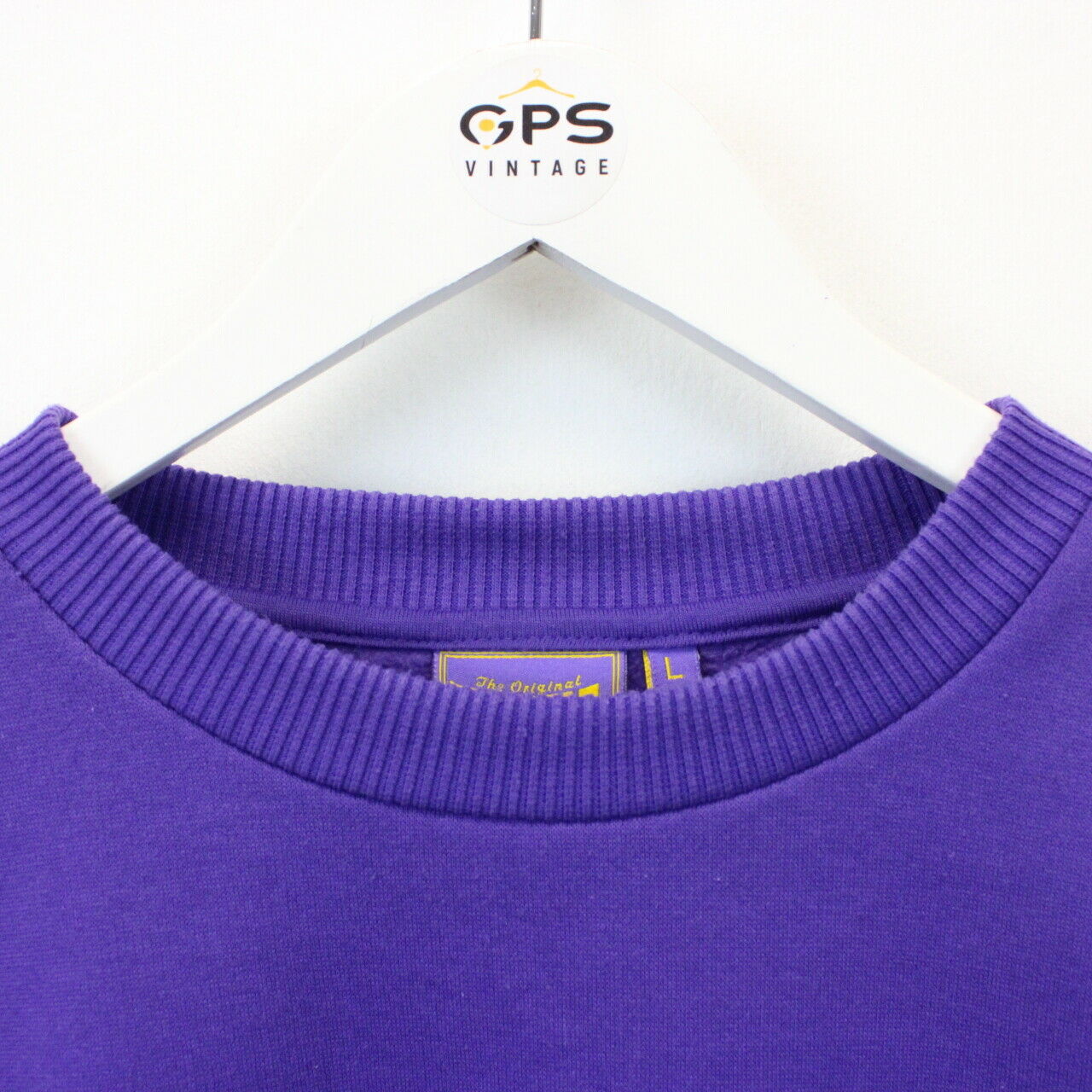 LONSDALE 00s Sweatshirt Purple | Large