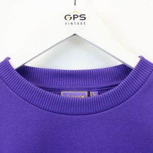 LONSDALE 00s Sweatshirt Purple | Large