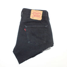 Load image into Gallery viewer, Womens LEVIS 501 Shorts Black | W30
