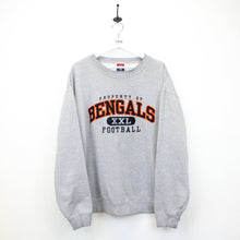 Load image into Gallery viewer, NFL REEBOK Cincinnati BENGALS Sweatshirt Grey | XL
