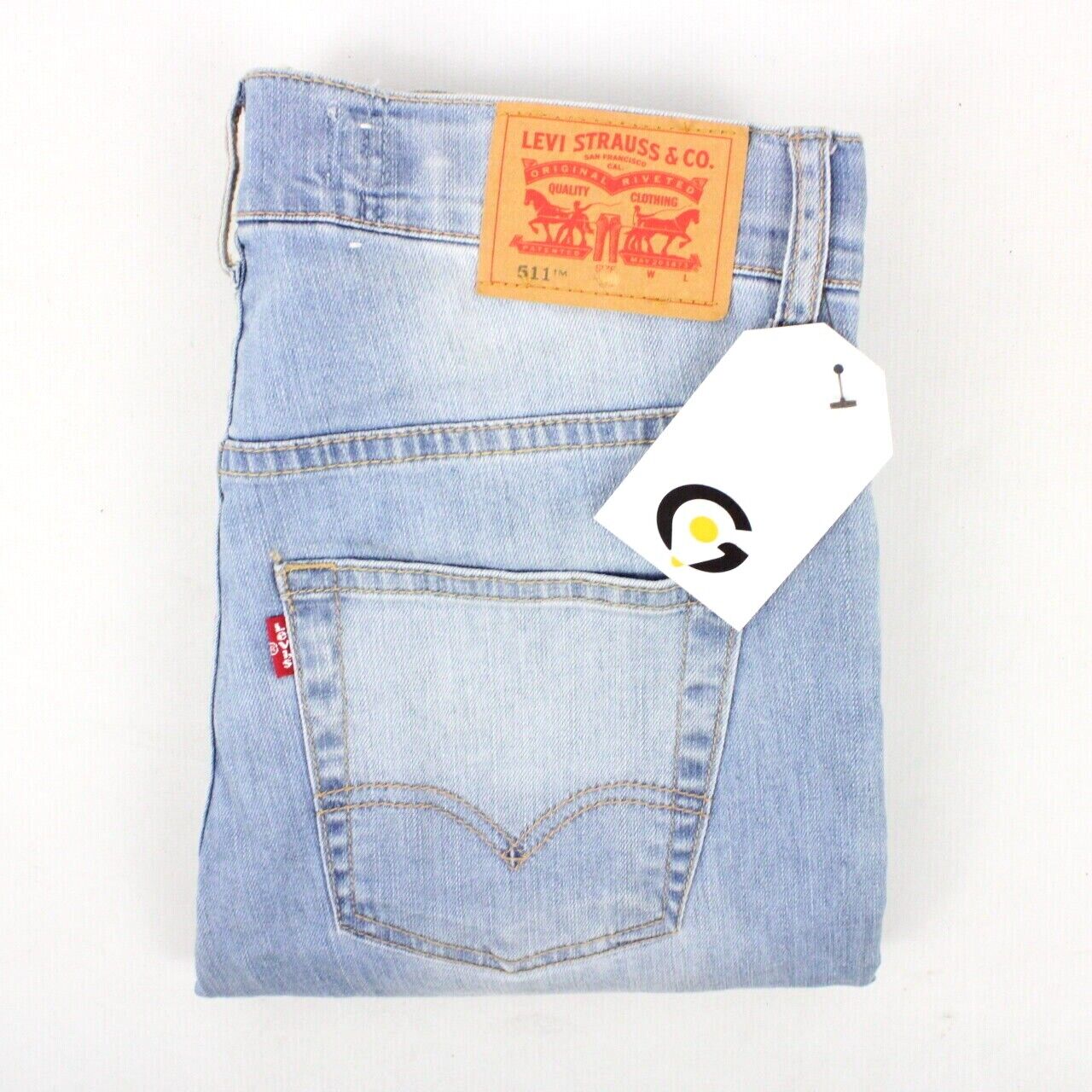 Mens LEVIS 511 Slim Jeans Light Blue | W30 L32