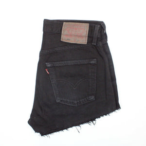 Womens LEVIS 501 Shorts Black | W29